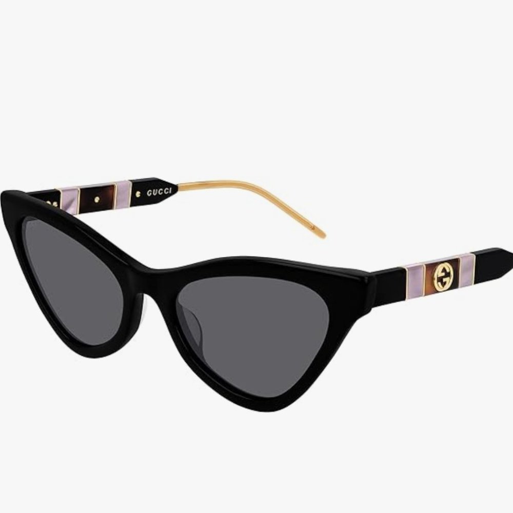 Gucci Women's Sophisticated Web Cat Eye Sunglasses